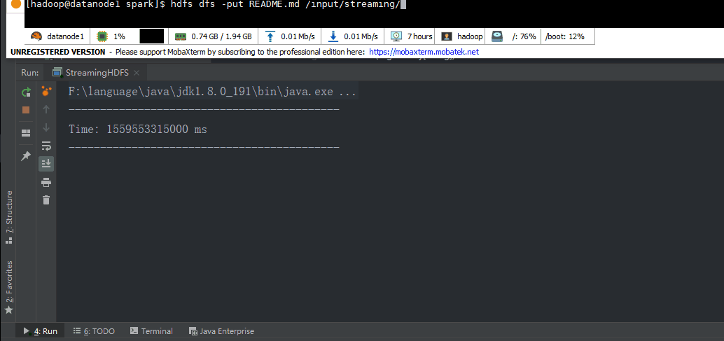 { seconds, streamingcontext} objectstreaminghdfs{ defmain(args